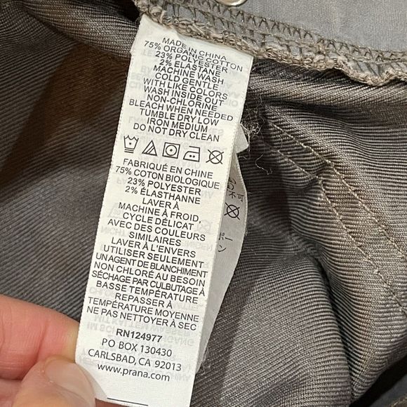 Prana Bridger Pants Mens Size 36 x 32 Slim Fit Brown Style M4BD32315 Excellent - Picture 10 of 14